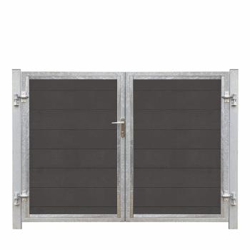 Futura kompositlåge dobbelt - VI - 197×145 cm + 16 cm stålstolper