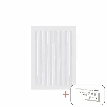 Nagano enkelgrind inkl. beslag - 100×140 cm