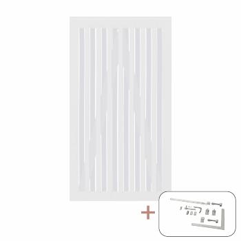 Nagano enkelgrind inkl. beslag - 100×180 cm