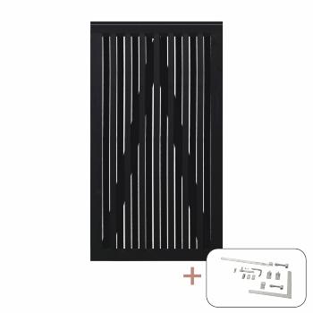 Nagano enkelgrind inkl. beslag - 100×180 cm