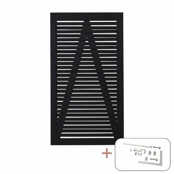 Osaka enkelgrind inkl. beslag - 100×180 cm