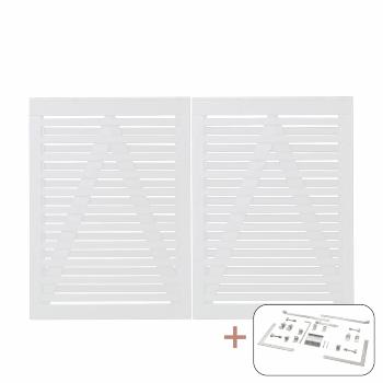 Osaka dubbelgrind inkl. beslag - 200×136 cm