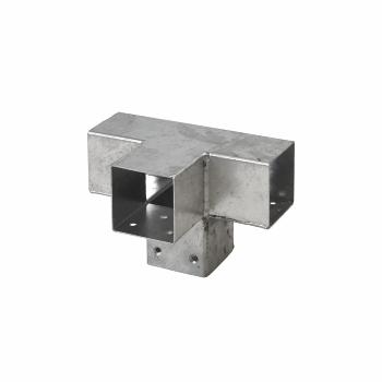 Cubic Forlengerbeslag dobbelt - til 7×7 cm stolper