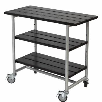 Urban Picnic plante/grillbord - 100 cm - svart