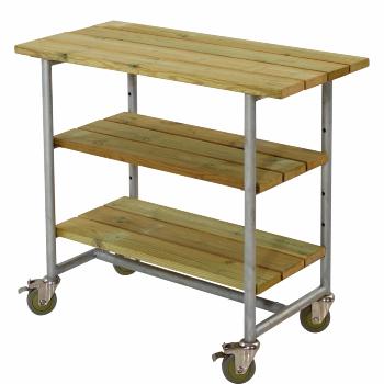 Urban Picnic plante/grillbord - 100 cm - trykkimpregnert