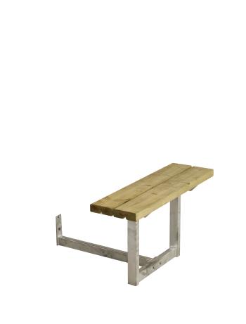 Påbyggnadsdel till Basic bord/bänkset - 77 cm - tryckimpregnerad