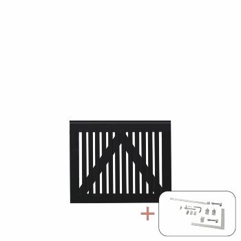 Sendai enkelgrind inkl. beslag - 100×80 cm