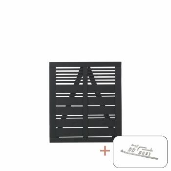 Silence enkelgrind inkl. beslag- 100×110 cm