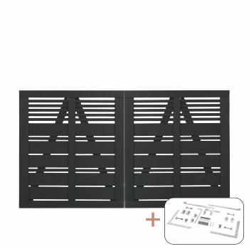 Silence dubbelgrind inkl. beslag - 200×110 cm