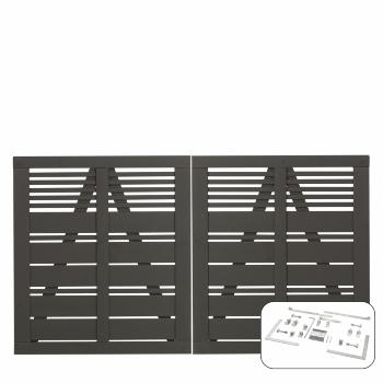 Silence dubbelgrind inkl beslag - 200×110 cm