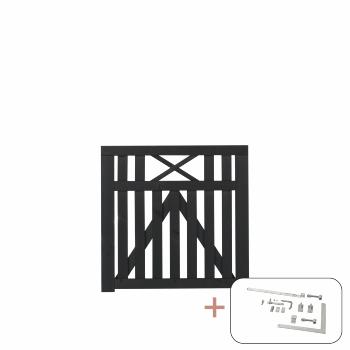 Vinesse enkelgrind inkl. beslag - 100×98 cm