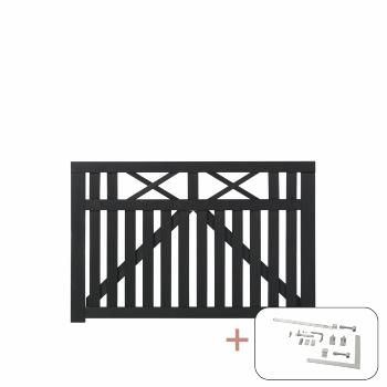 Vinesse bred grind inkl. beslag - 150×98 cm