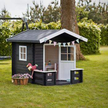 Lekstuga 134×134 cm + 58 cm terrass - obehandlat