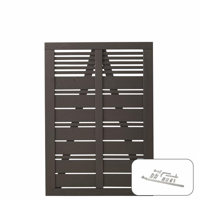 Silence enkelgrind inkl. beslag - 100×140 cm