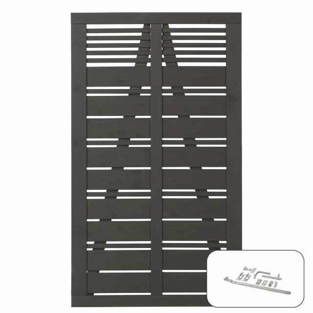 Silence enkelgrind inkl beslag - 100×170 cm