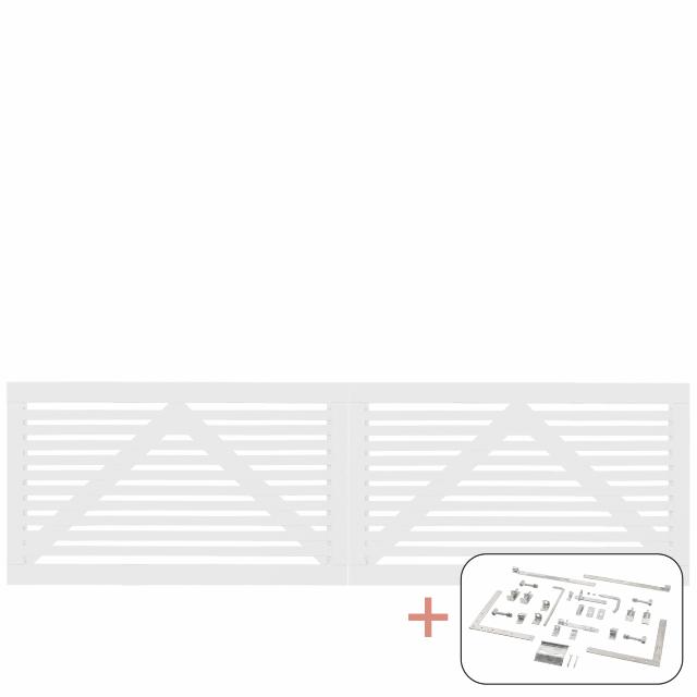 Tokyo dobbeltlåge inkl. beslag - 300×90 cm