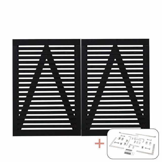 Tokyo dobbeltport inkl. beslag - 200×140 cm