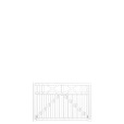Vinesse Bred låge - 150×98 cm