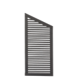 Silence Skråelement - 64×140/110 cm