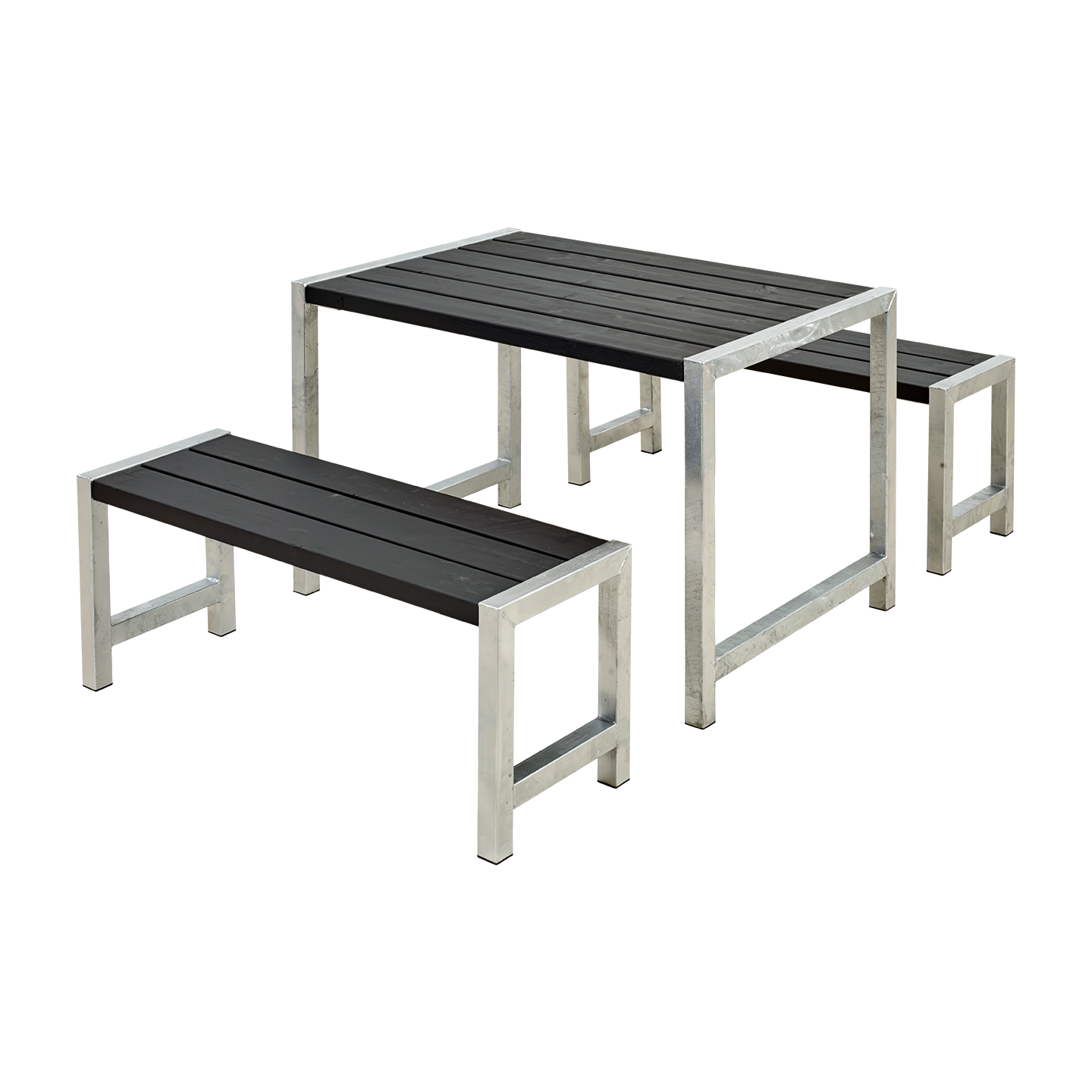 Café Plankesæt - 127 cm - Sort