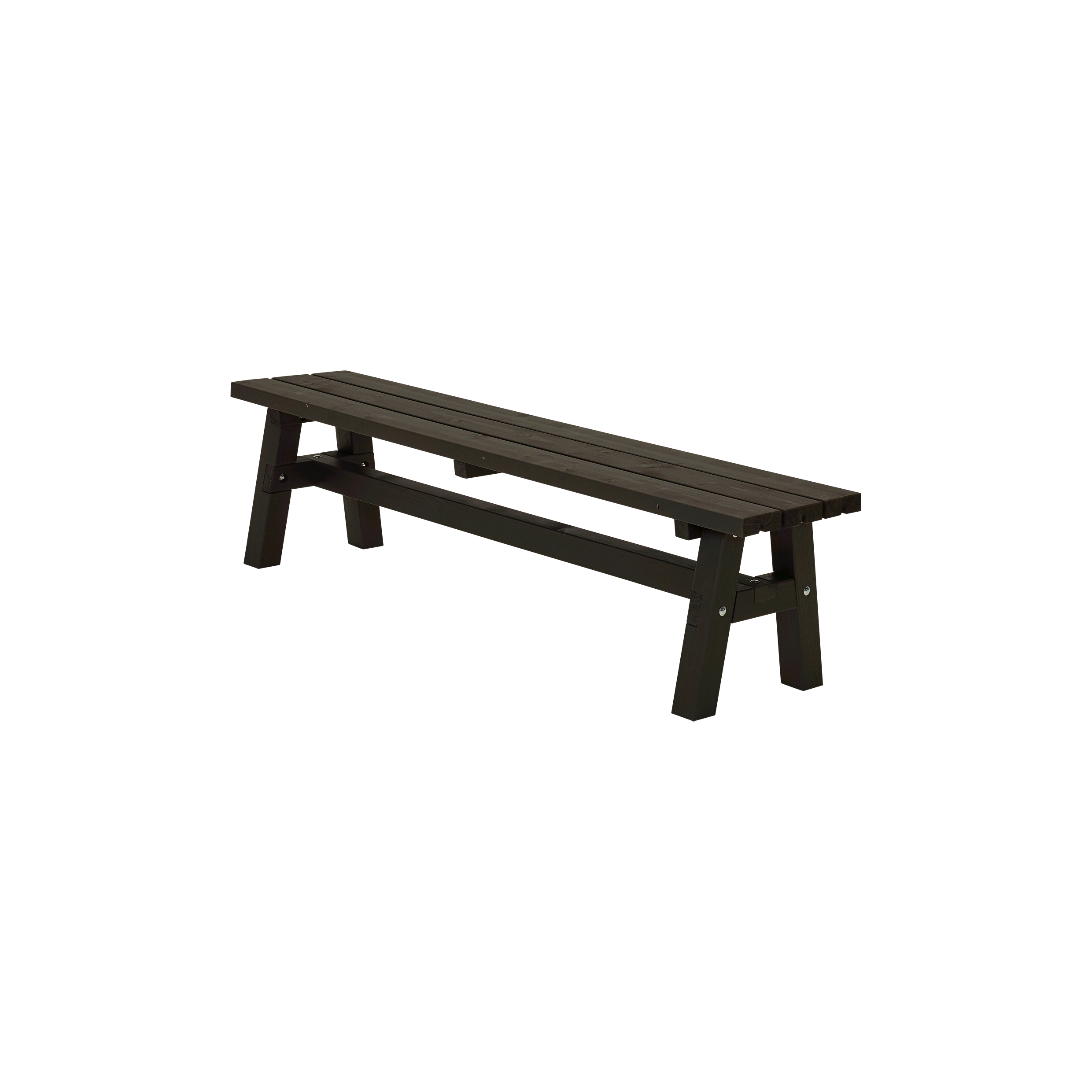 Country Plankebænk - 177 cm - Sort