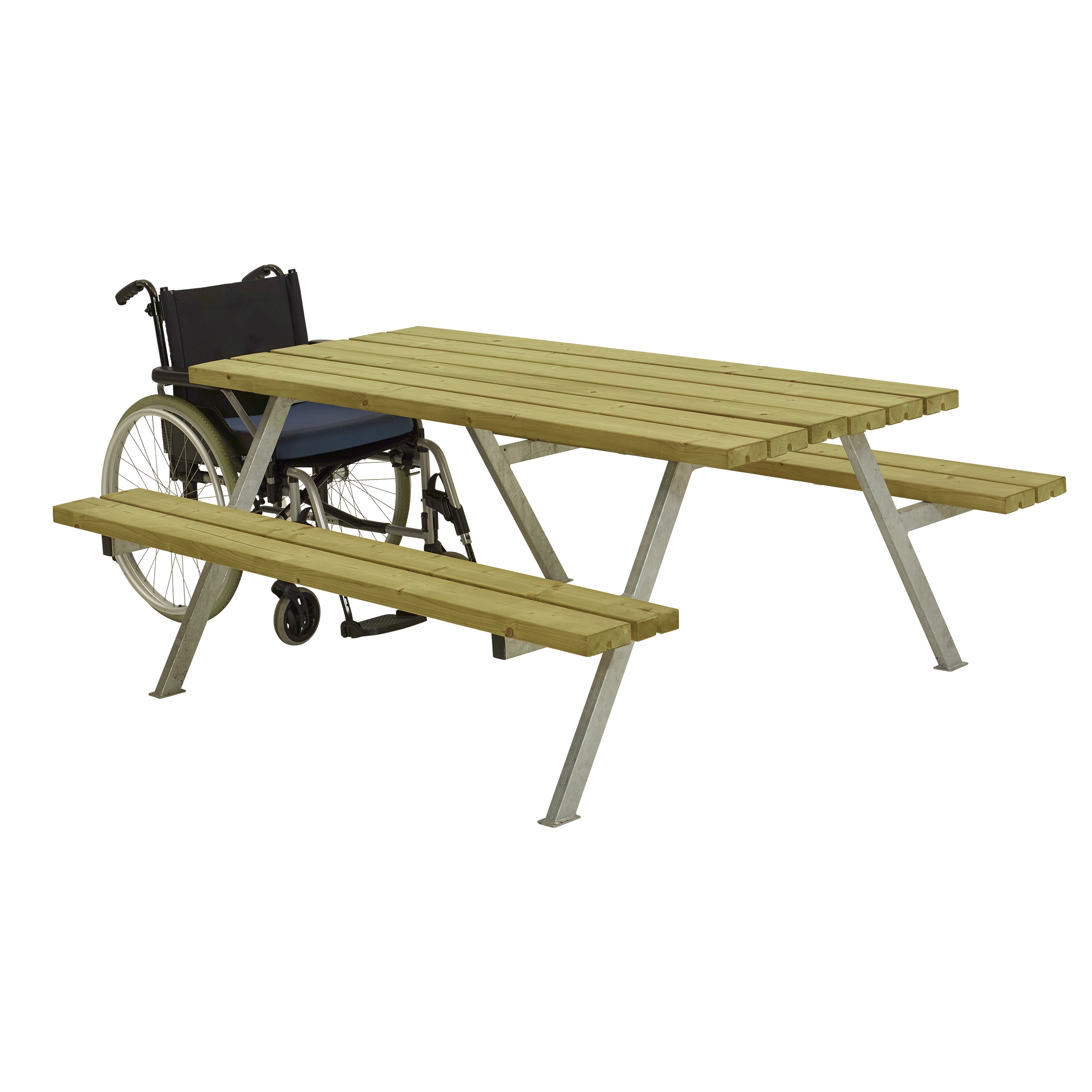 Alpha Bord/Bænkesæt - 177 cm - Trykimprægneret