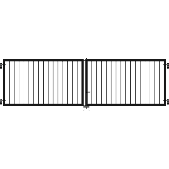 Basic Dobbeltlåge - 300×85 cm - Sort