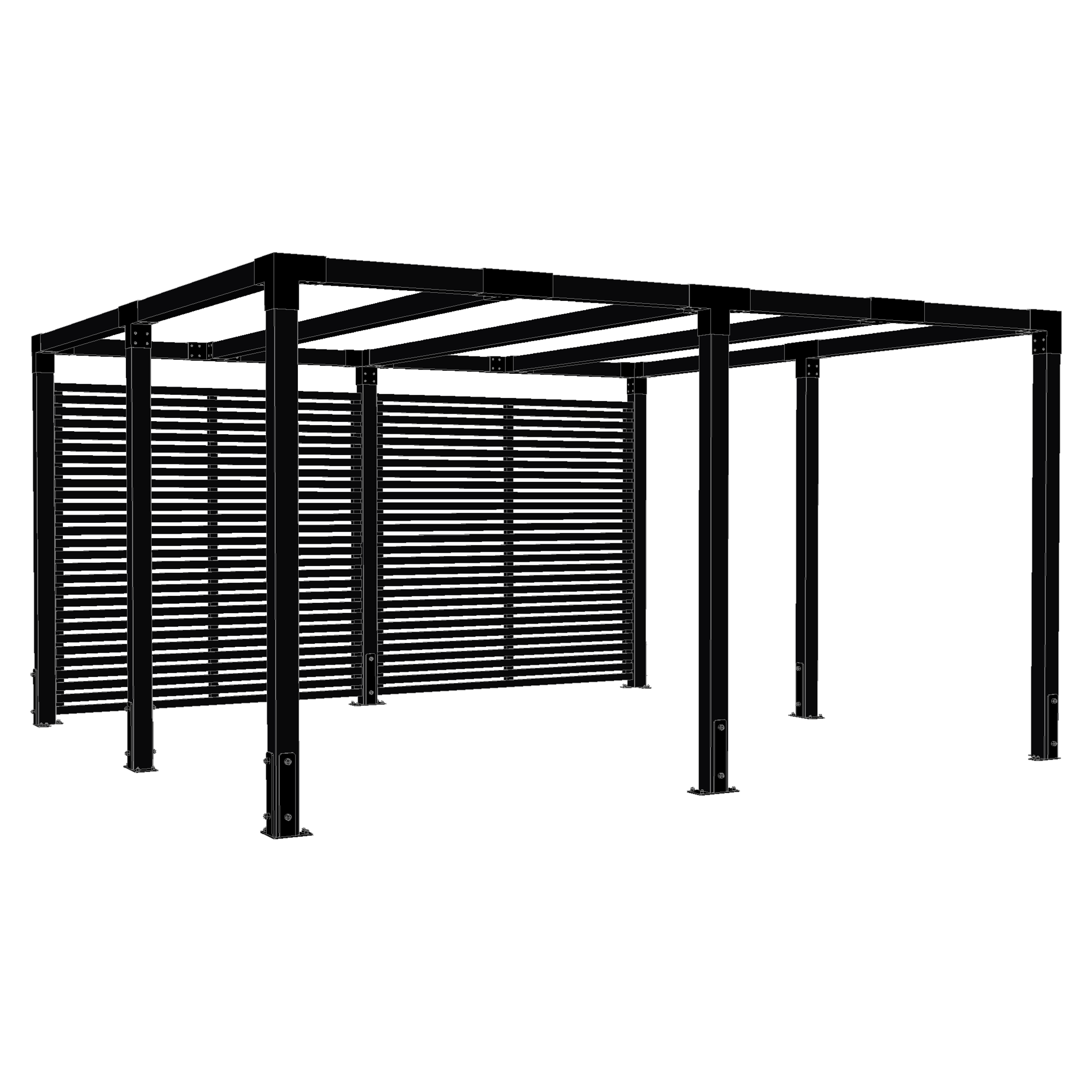 Cubic Pergola - 3 moduler m/Tokyo Hegn