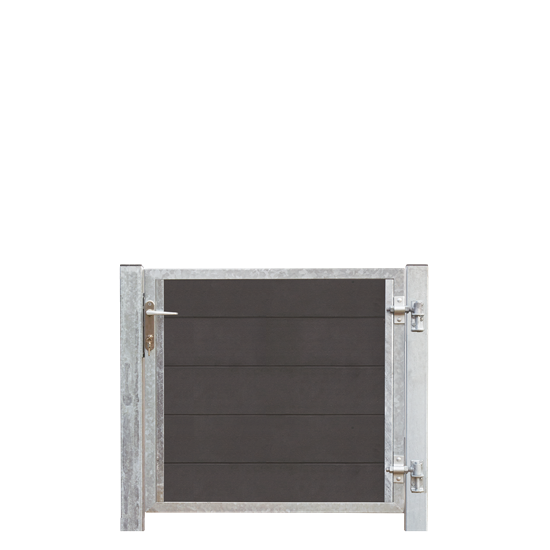 Futura Kompositlåge HI - 99×91 cm + 16 cm stålstolper