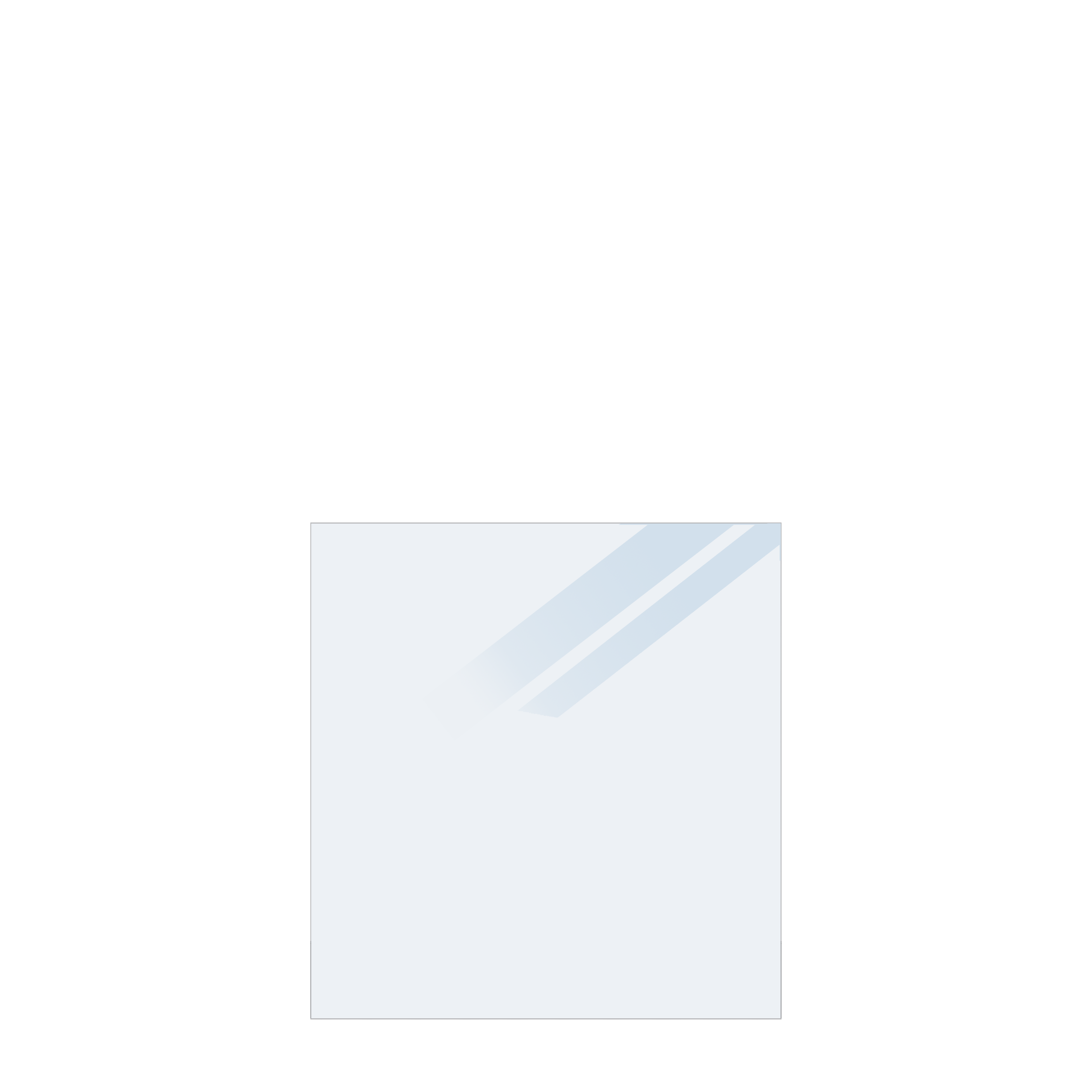 Lamineret Glashegn Frosted  - 86×91 cm