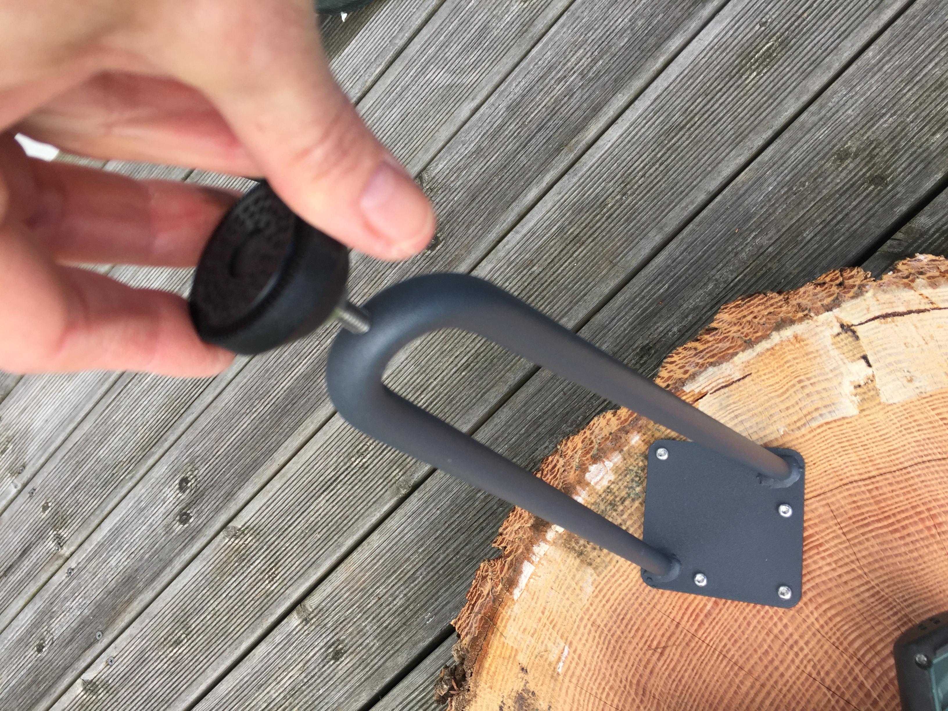 Hårnåleben m/justérbare stillesko - 70,5 cm 
