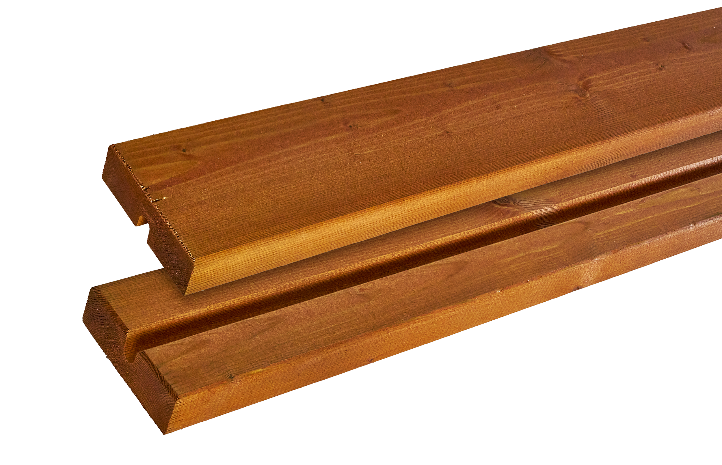 Ryglæn til Bord/Bænkesæt - 177 cm - Grundmalet Teak
