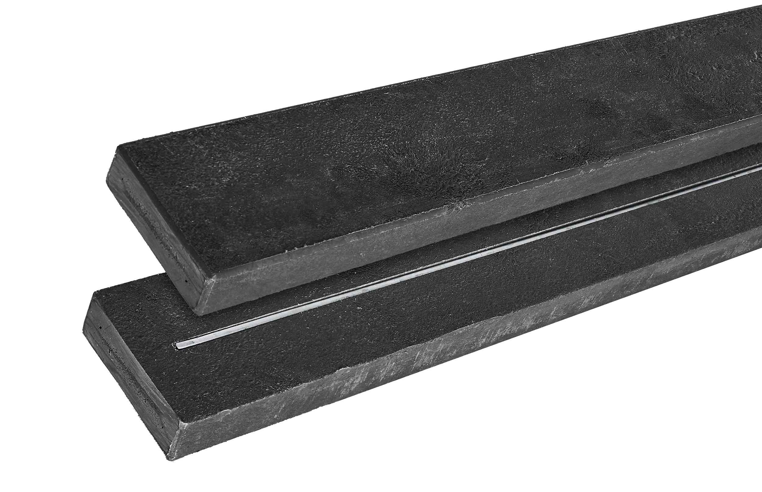 Ryglæn til Bord/Bænksæt - 118 cm - ReTex - Sort