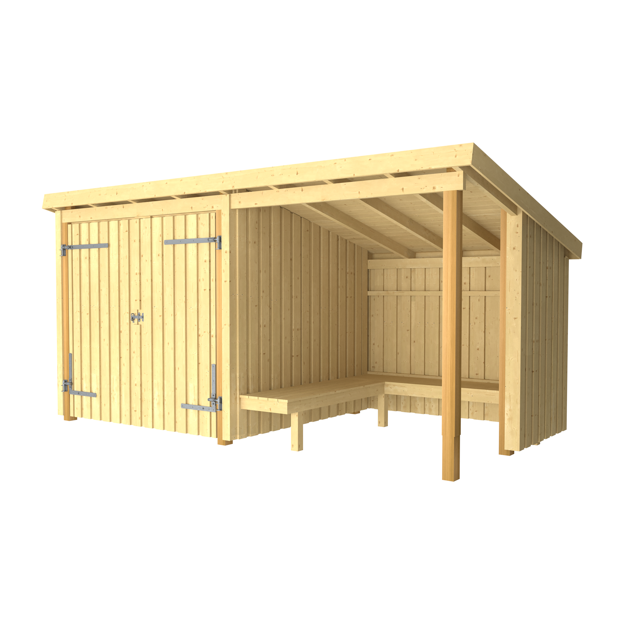 Nordic Bålhytte/Havehus 9,5 m² - Type 1A
