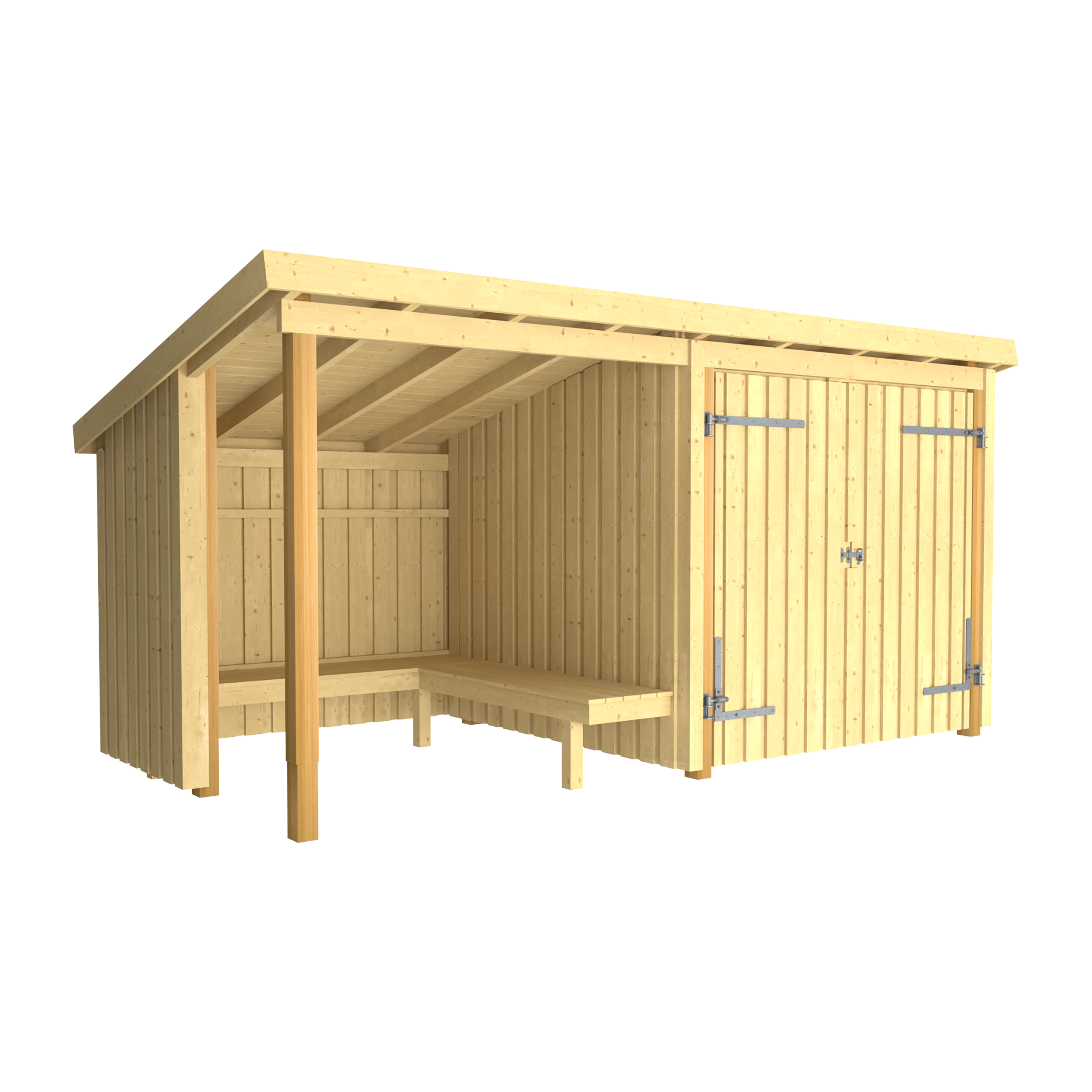 Nordic Bålhytte/Havehus 9,5 m² - Type 1A