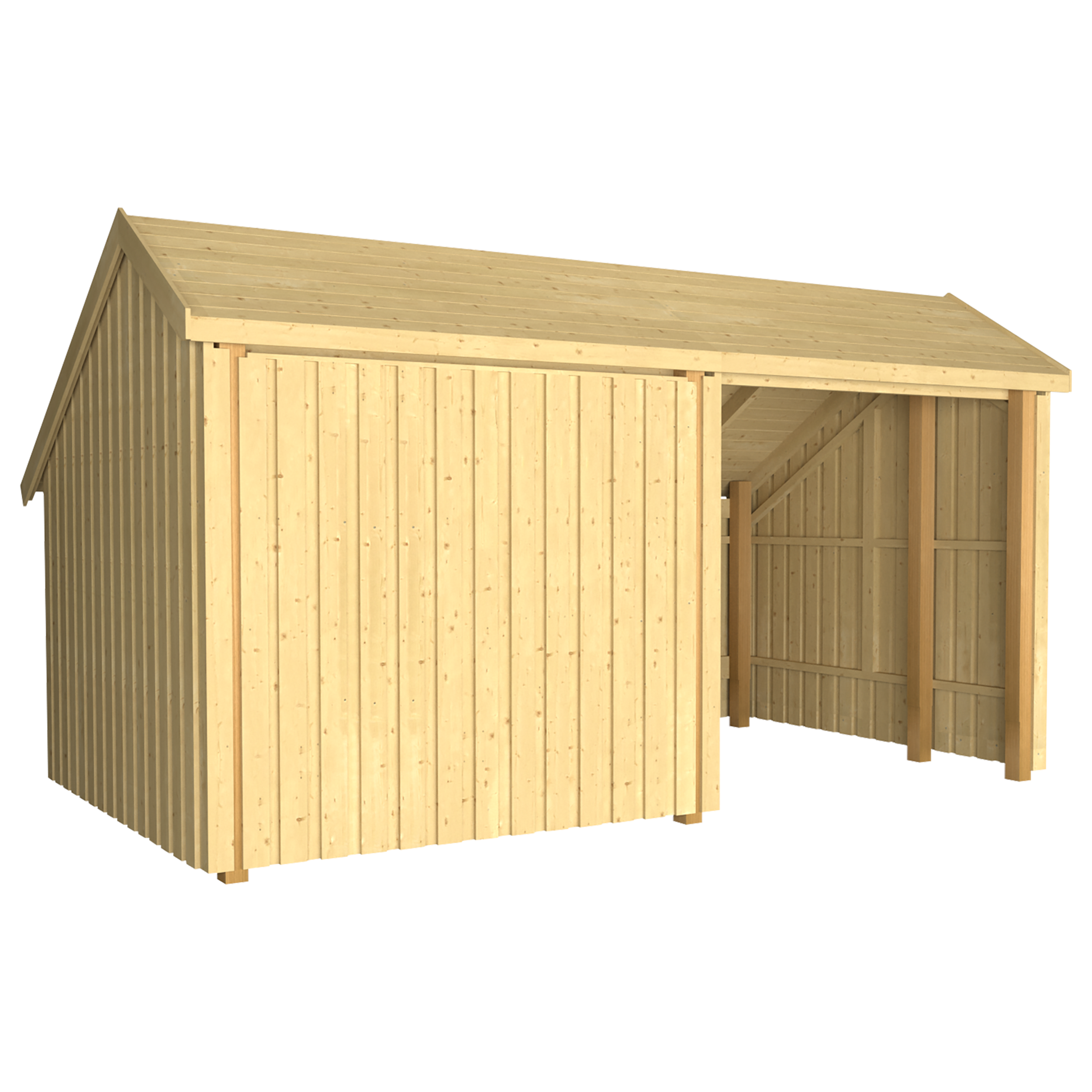 Multi Shelter - 2 moduler m/shelter og opholdsrum