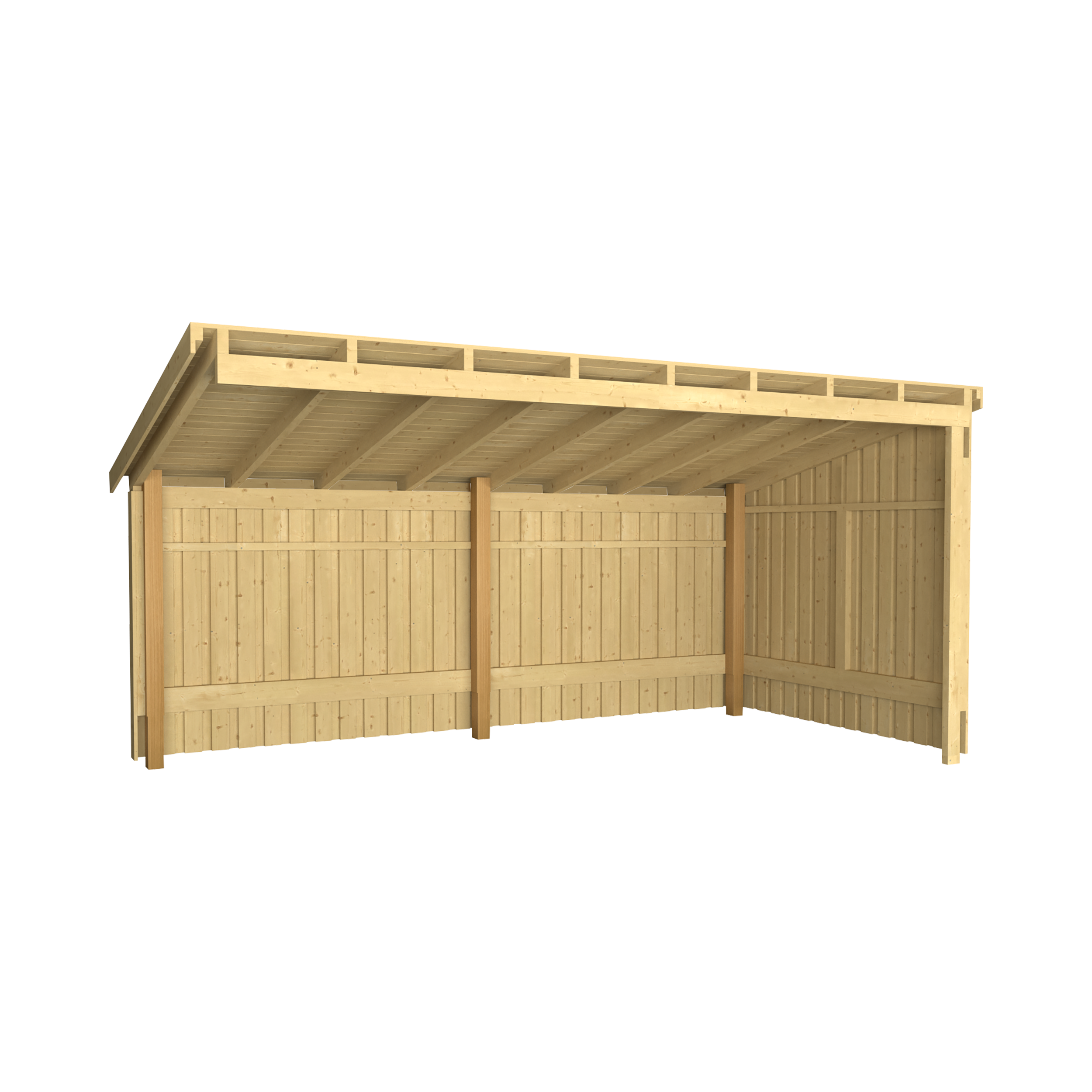 Nordic Multi Havehus Vægmodel 9,5 m² - åben