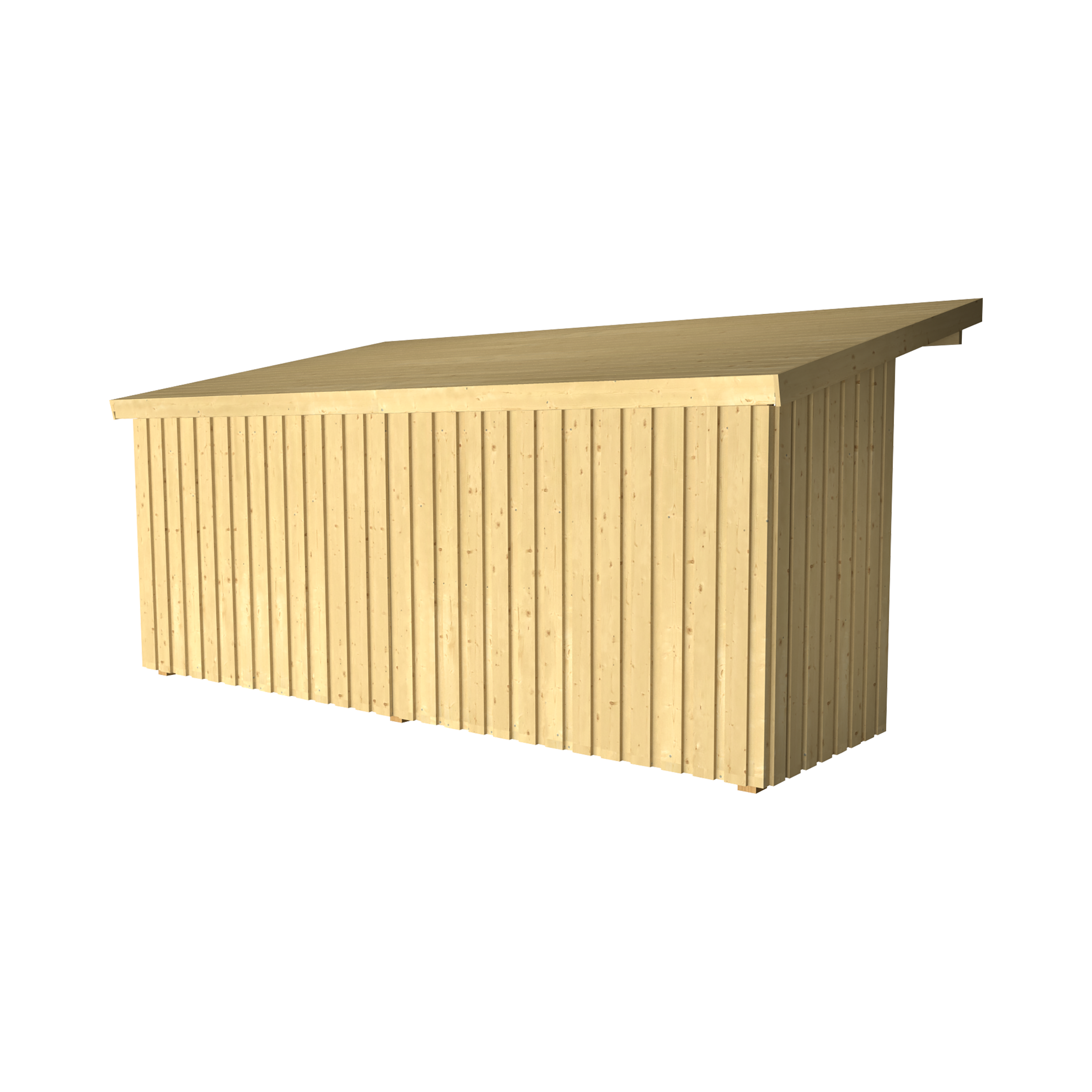 Nordic Multi Havehus Vægmodel 9,5 m² - halvlukket