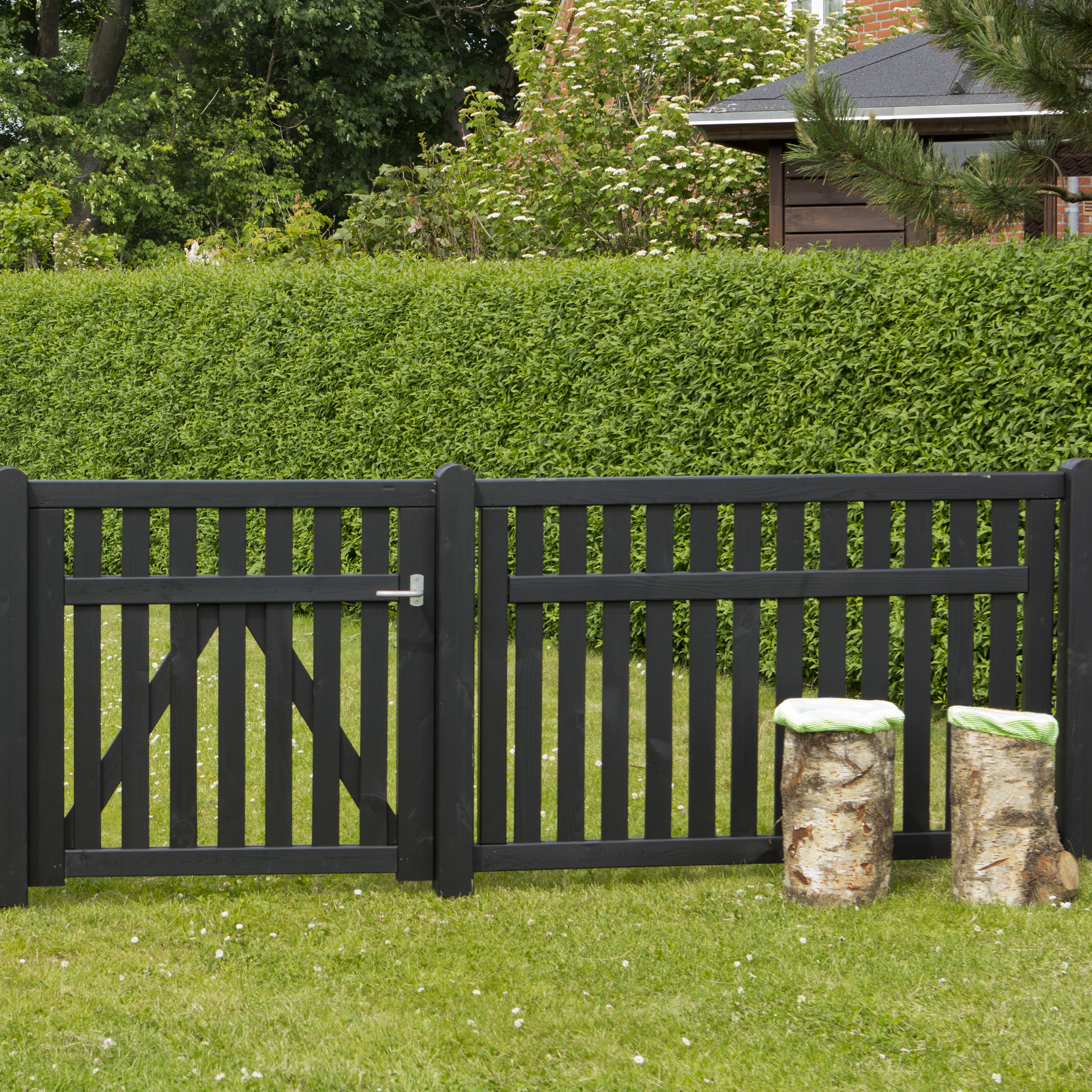 Country Hegn - Sort - 150x96 cm