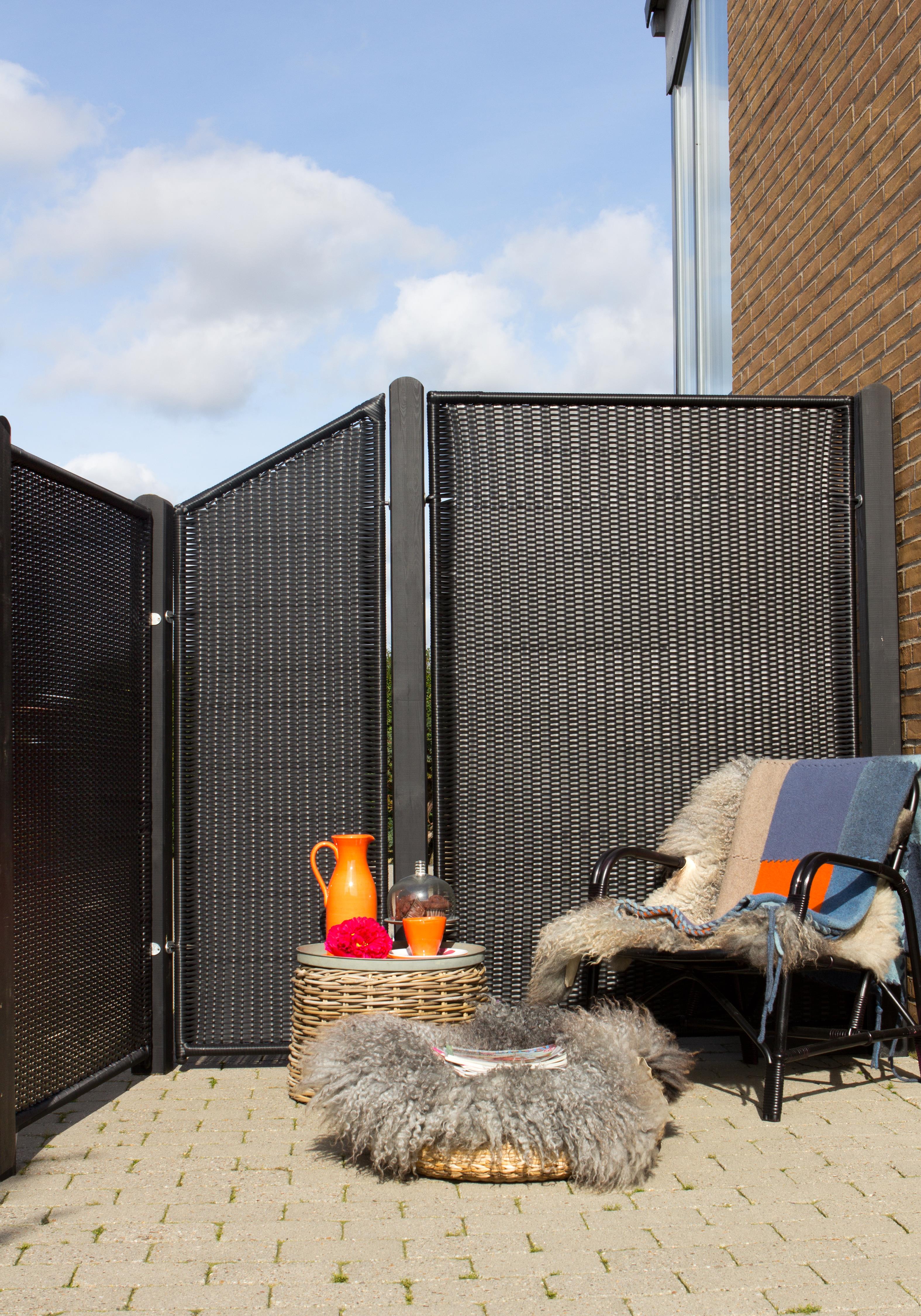 Trend Sort hegn polyrattan