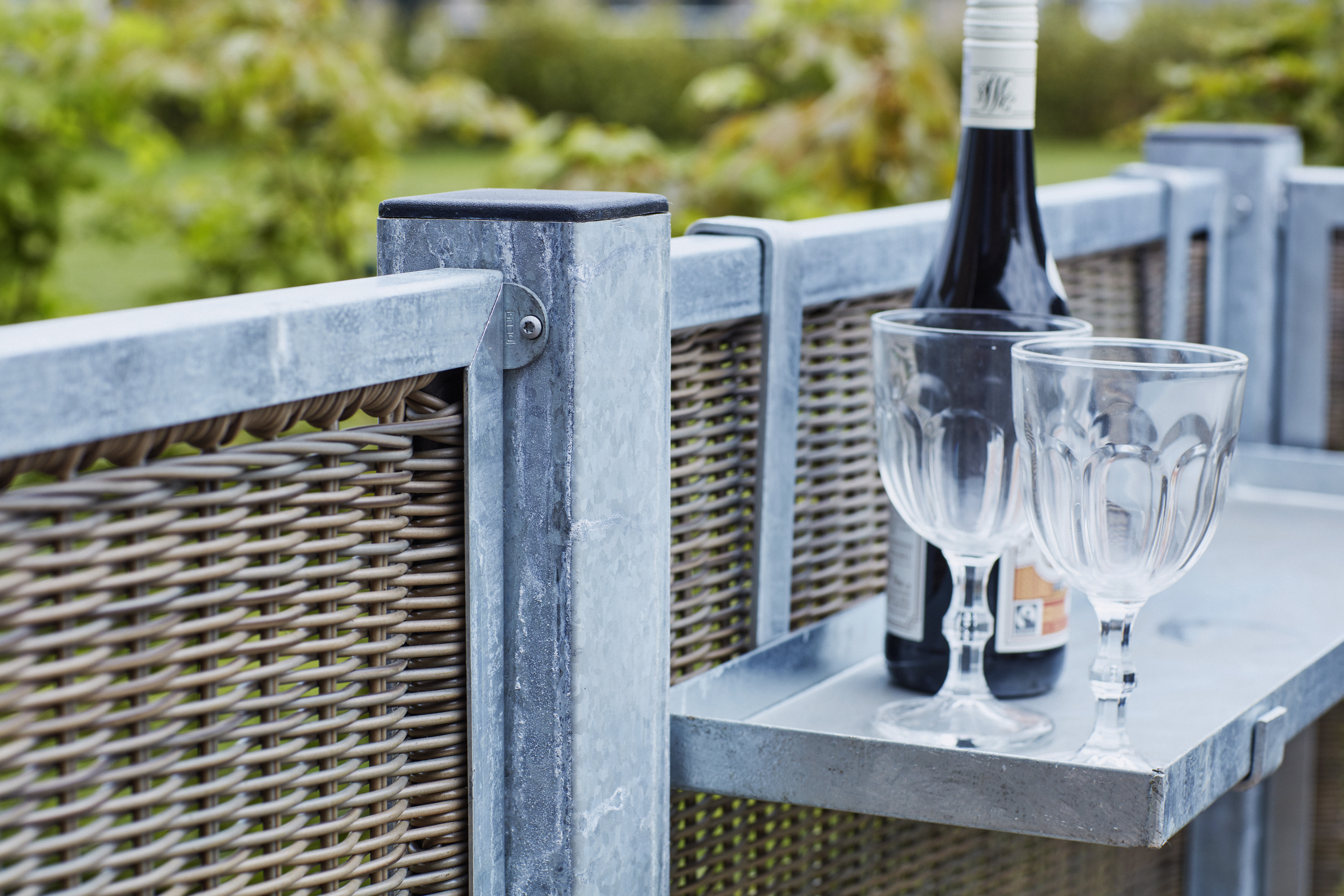 Cubic Rammehegn - Polyrattan - 90x90 cm
