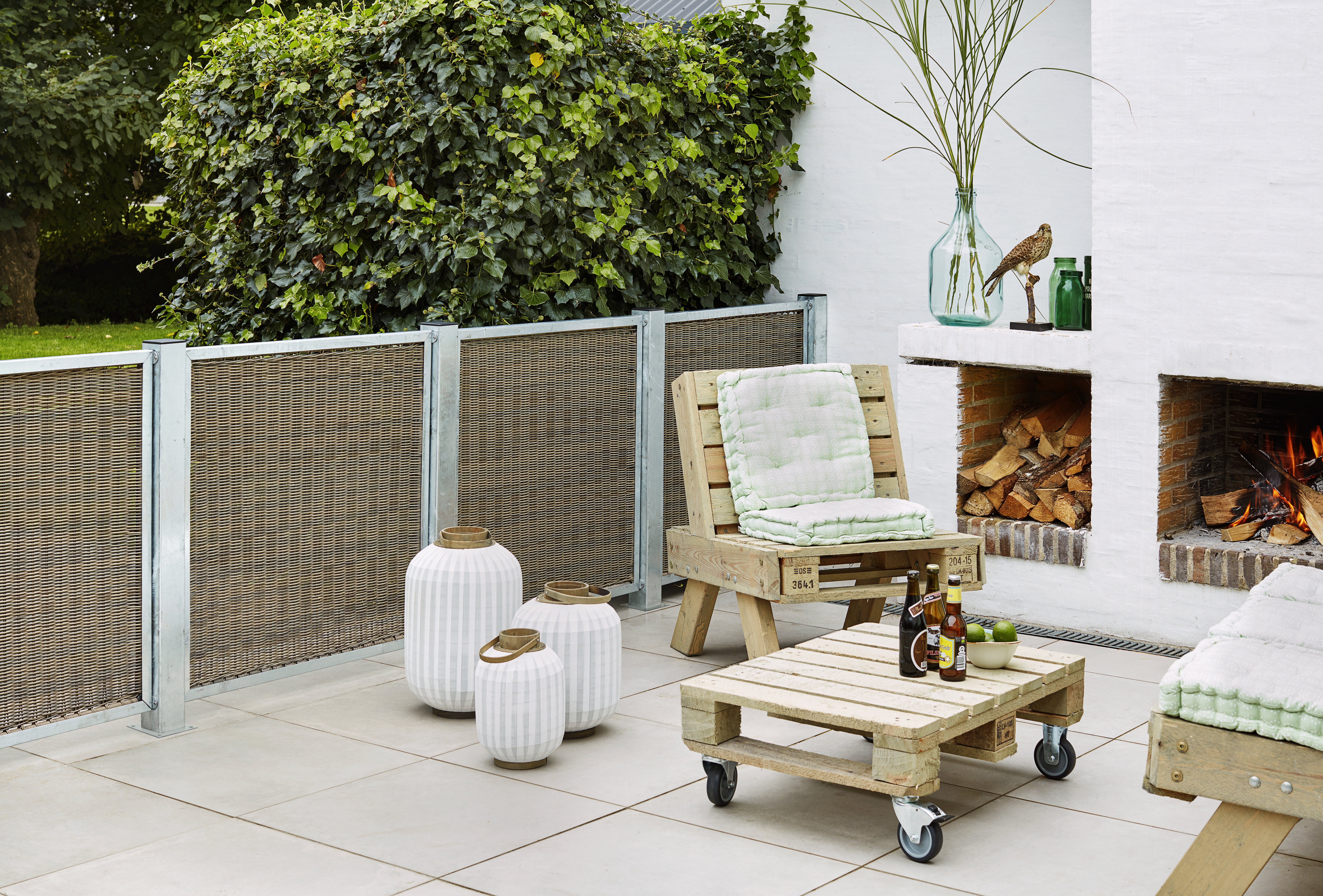 Cubic Rammehegn - Polyrattan - 90x90 cm