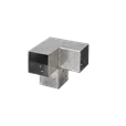 Cubic Hjørnebeslag dobbelt - til 7×7 cm stolper