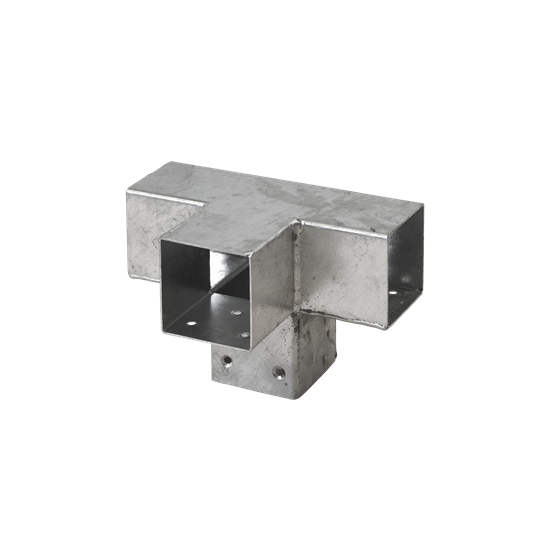 Cubic Forlængerbeslag dobbelt - til 7×7 cm stolper