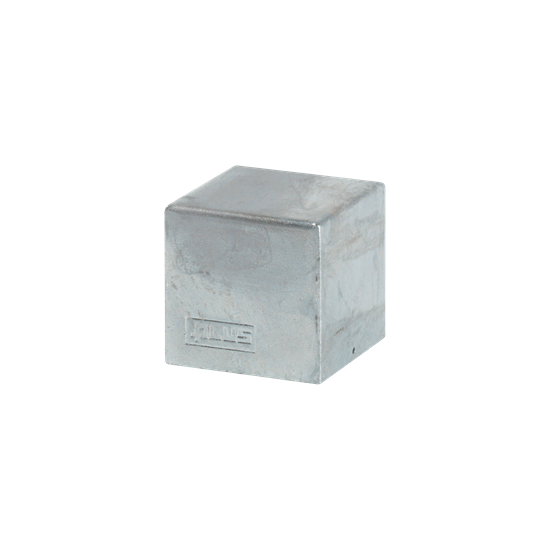 Cubic Stolpehat - 77x77 mm - Galvaniseret