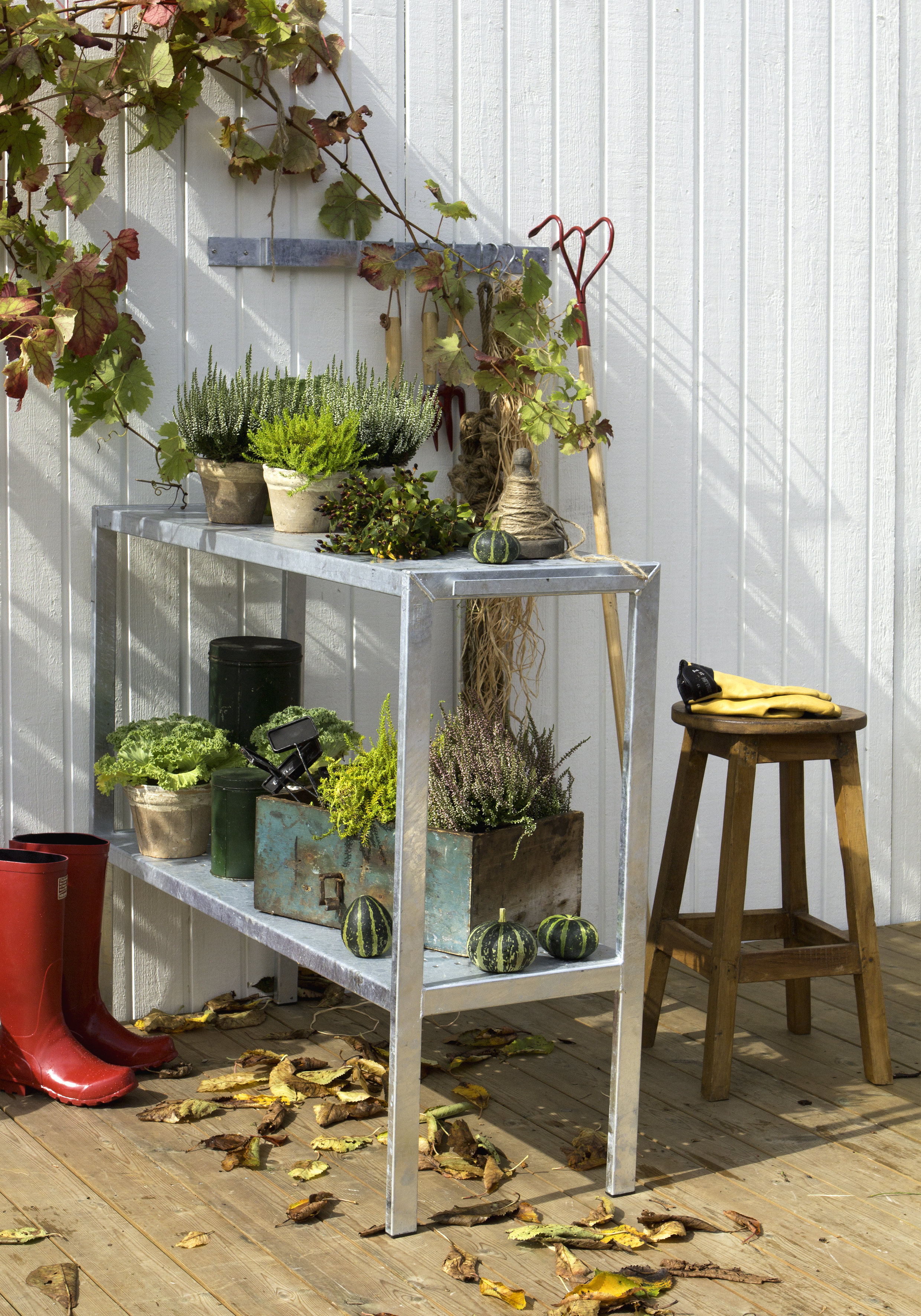 Plantebord i stål - 110 cm