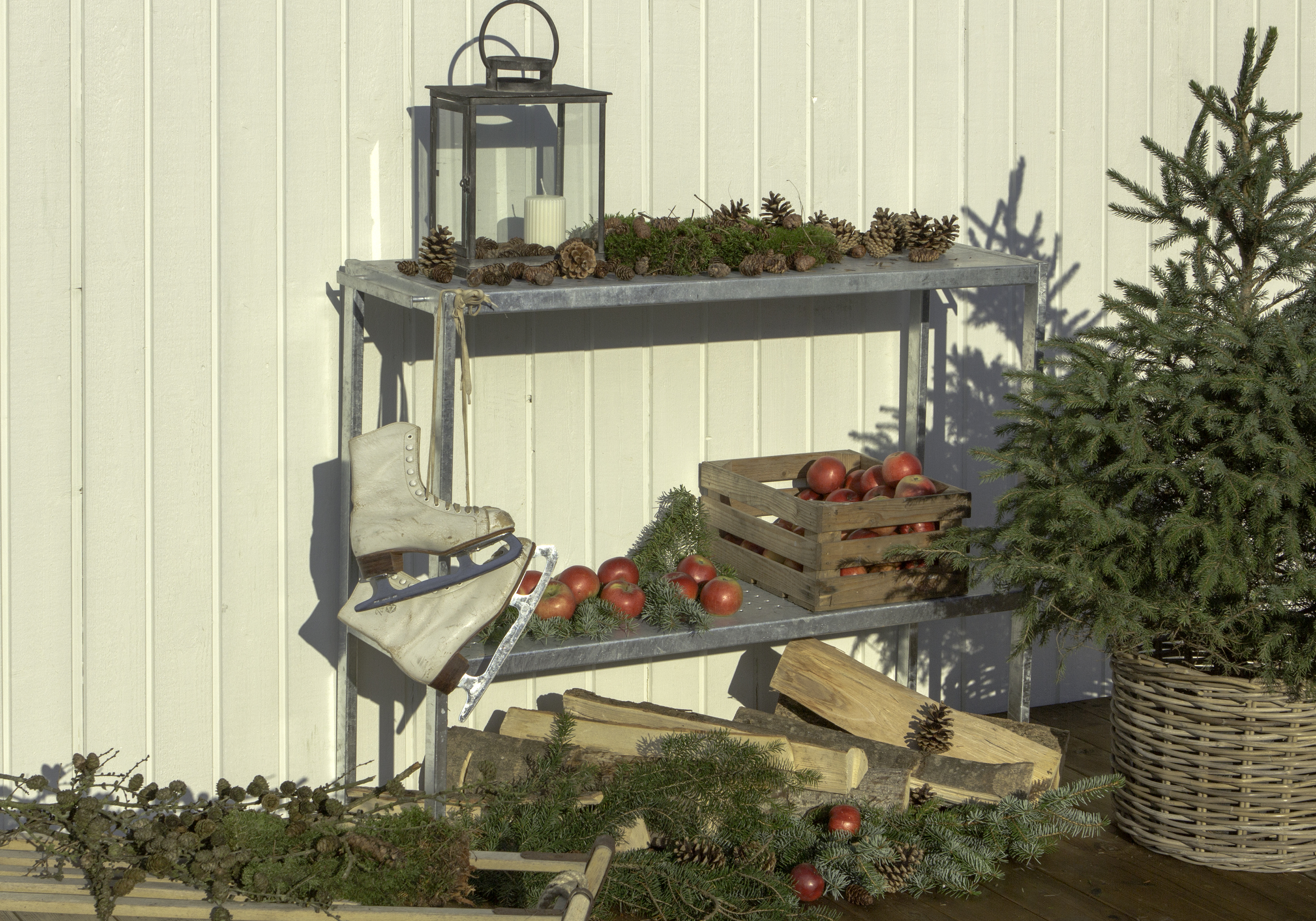 Plantebord i stål - 110 cm