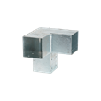 Cubic hjørnebeslag dobbelt, til  9x9 cm stolper