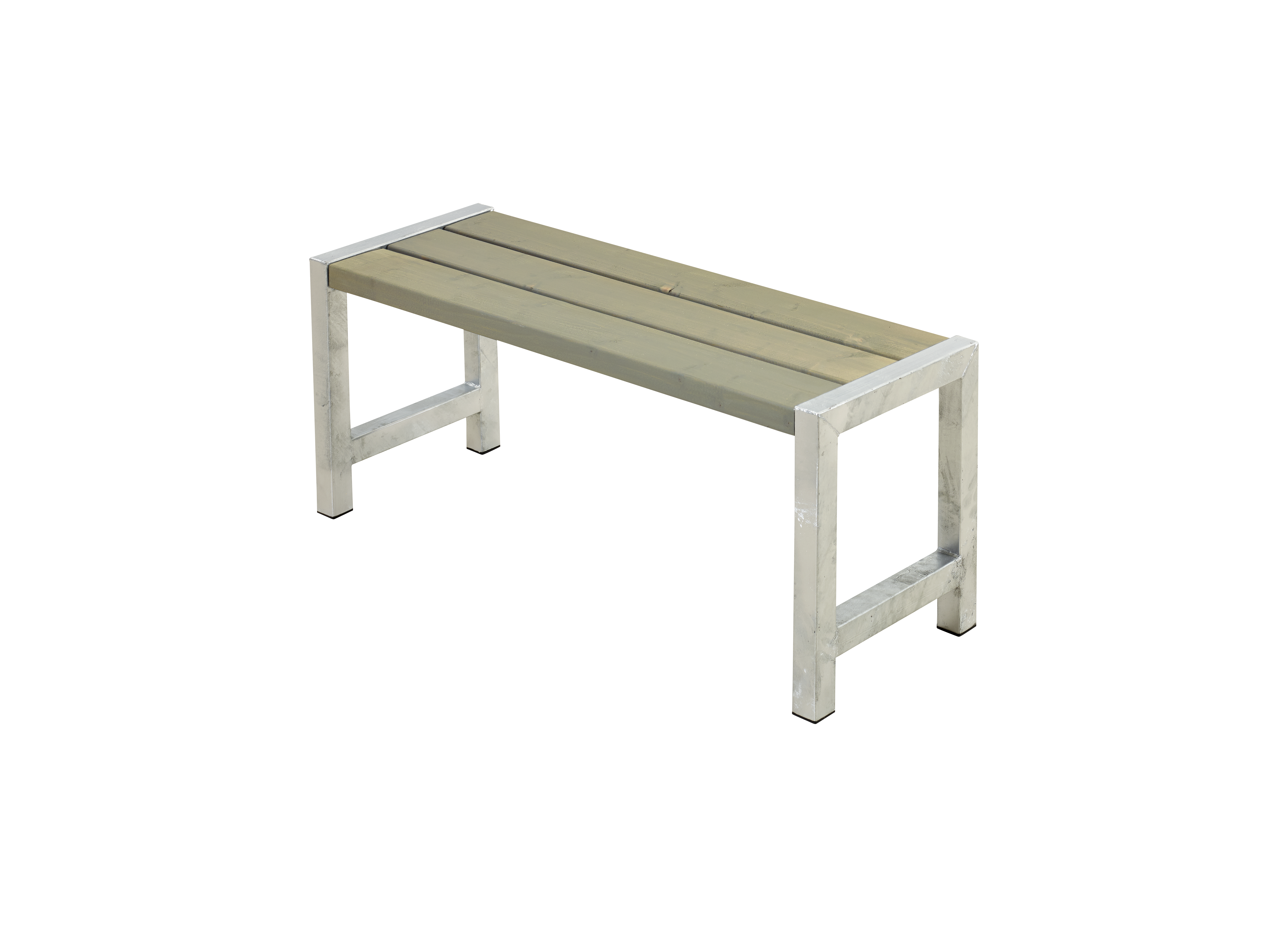 Café Plankebænk - 127 cm - Gråbrun