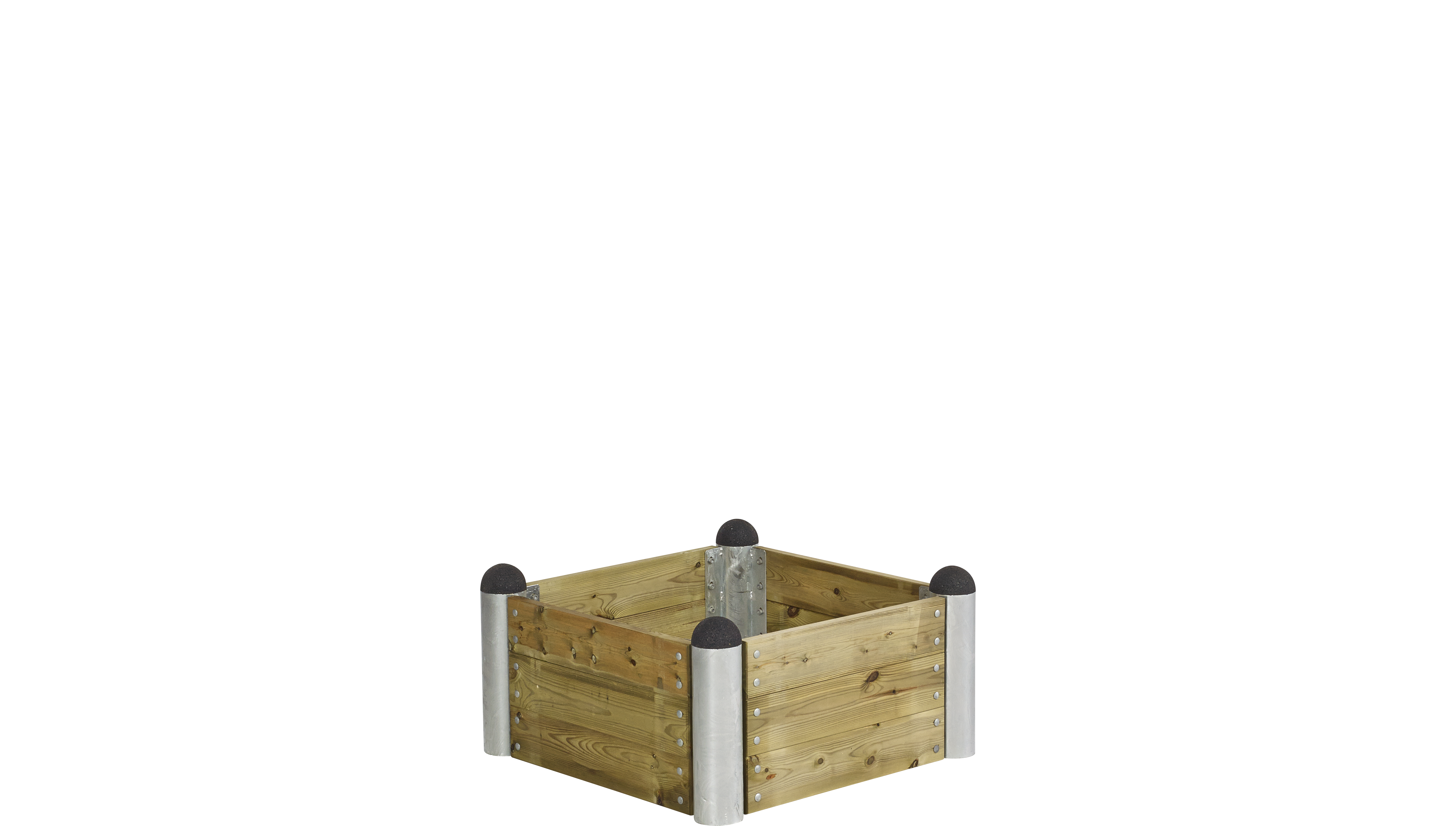 PIPE Højbed - 80×80 cm - Trykimprægneret